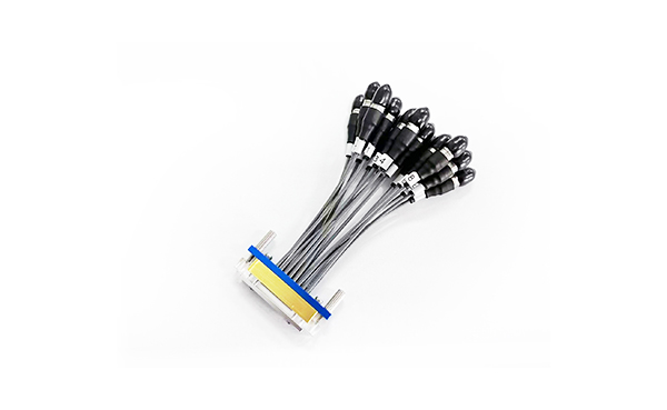 16 Channel, 2.54mm Pitch In-Block Loopback Cable Assembly (40Ghz)
